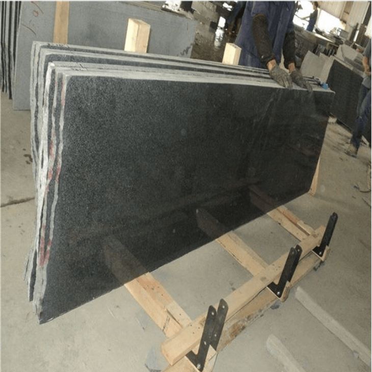dark grey granite small slab