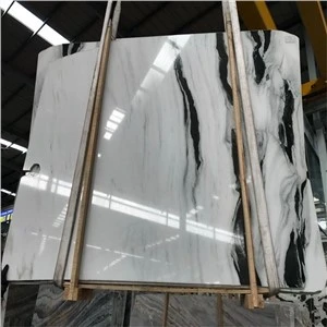 Lachin Panda Blan Marble Slab