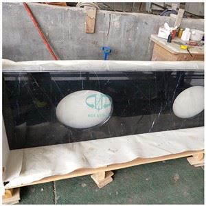 Nero Marquina Marble Vanity Top