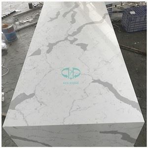 Blan Calacatta Quartz kontwar