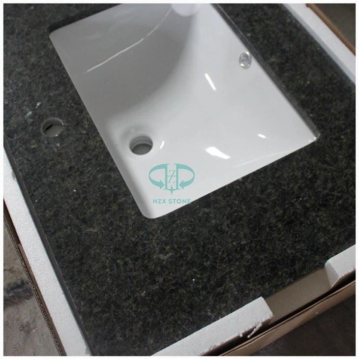 Uba Tuba Green Granite Bathroom Countertops