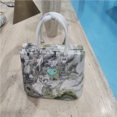 Fwad Emerald Marble Bag