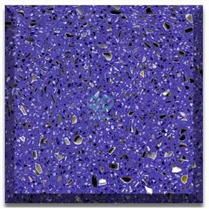 Precast Blue Terrazzo Stone