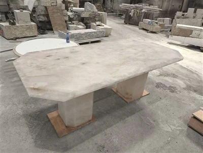 Crystal woz kwatzit Restoran Table Tops