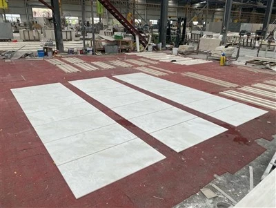 Royal White Jade Marble Carreaux
